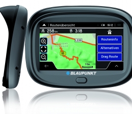 Car-Media Blaupunkt mit Navigationssystem speziell für Motorradfahrer - 3D-Ansichten und 43 Länder - News, Bild 1