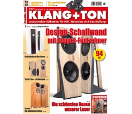 HiFi In der neuen „Klang+Ton“: Design-Schallwand mit Doppel-Fünfzehner - Die schönsten Leser-Boxen - News, Bild 1