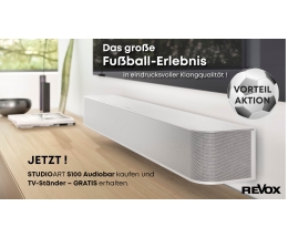 HiFi Revox-Aktion nur noch bis zum 11. Juli: TV-Ständer gratis zur Studioart S100 Audiobar dazu - News, Bild 1