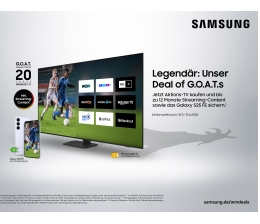 TV Bis zum 21. Juni bei Samsung: Smartphone oder Tablet gratis bei TV-Kauf - News, Bild 1