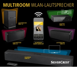 HiFi Silvercrest mit umfangreicher Multiroom-Flotte - Ab dem 27. Februar bei Lidl - News, Bild 1