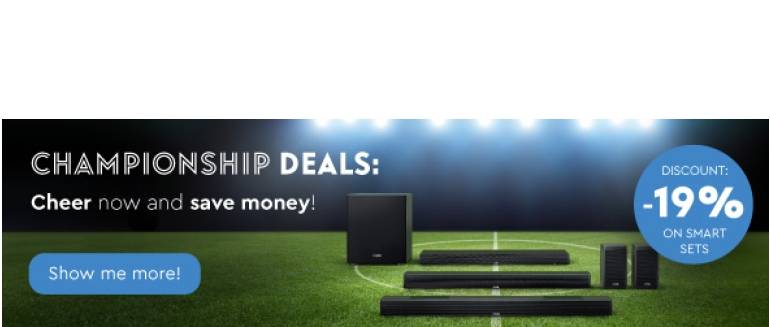 Service Kräftig sparen mit der EM-Aktion bei Smart Soundbar Sets - News, Bild 1