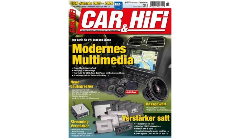Car-Media In der neuen „Car & HiFi“: Moderne Multimedia - Verstärker und Lautsprecher im Test - News, Bild 1