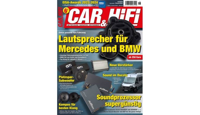 Car-Media In der neuen „Car&HiFi“: Lautsprecher für Mercedes und BMW - Platzspar-Subwoofer - Neue Verstärker - News, Bild 1