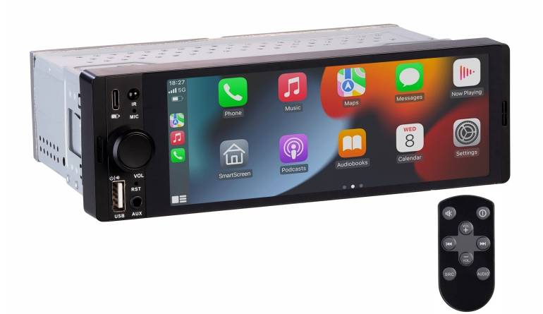 Car-Media 1-DIN-Autoradio mit wireless Apple Carplay und Android Auto - 6,6-Zoll-Touchdisplay - News, Bild 1
