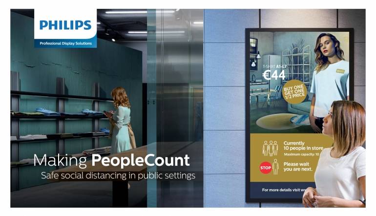 Smart Home PeopleCount mit Philips Professional Displays - News, Bild 1