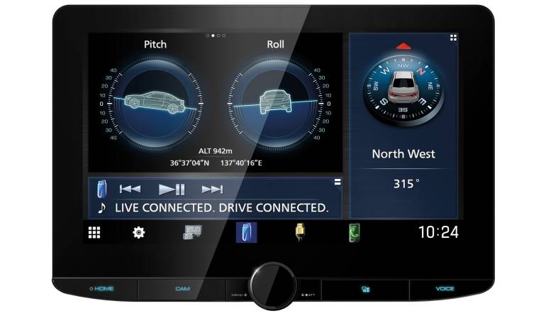 Autoradio Moniceiver Kenwood DMX9724XDS im Test, Bild 1